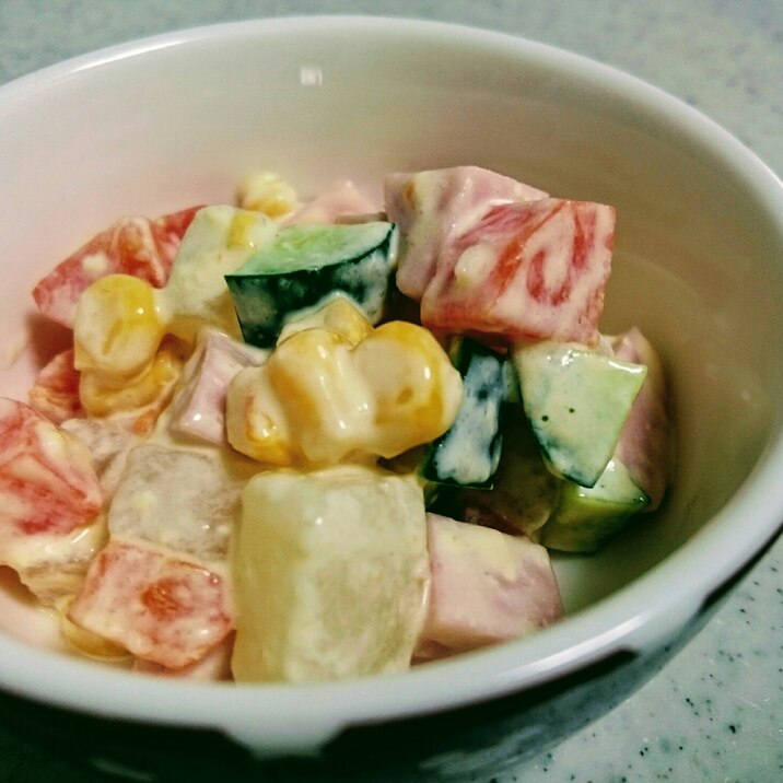 子どもも食べやすい 簡単チョップドサラダ レシピ 作り方 By シュン0923 楽天レシピ